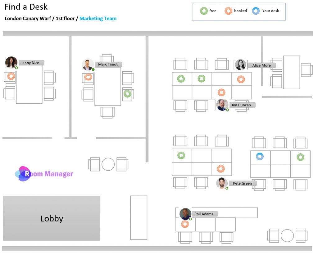 Desk Management Search people Plan Interactive