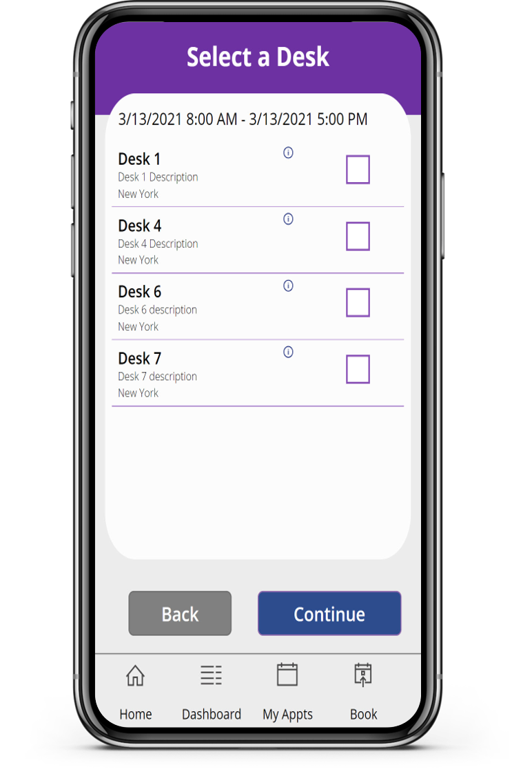 Mobile Resource Booking