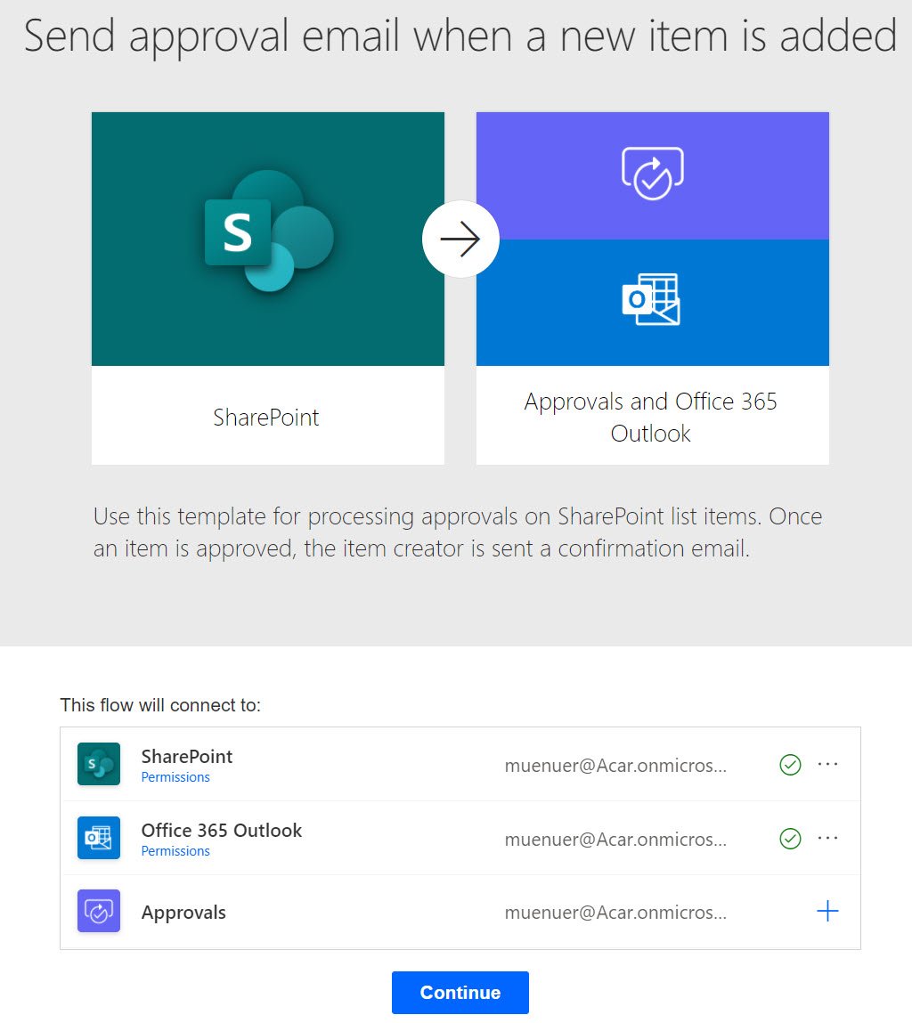 PowerAutomate Send Approval Email