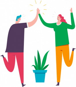 happy-success isometric