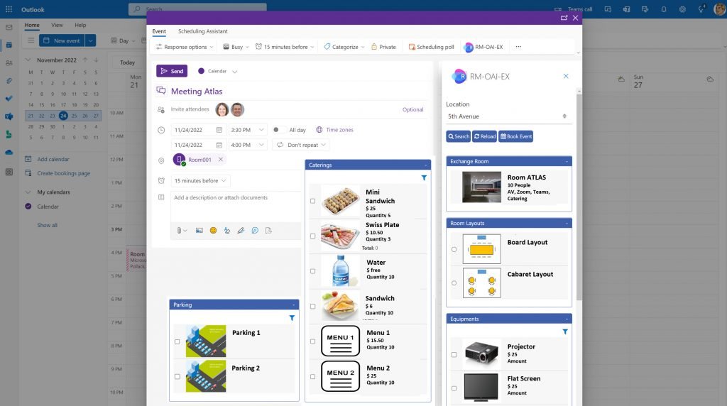 Room Manager Outlook Add-In
